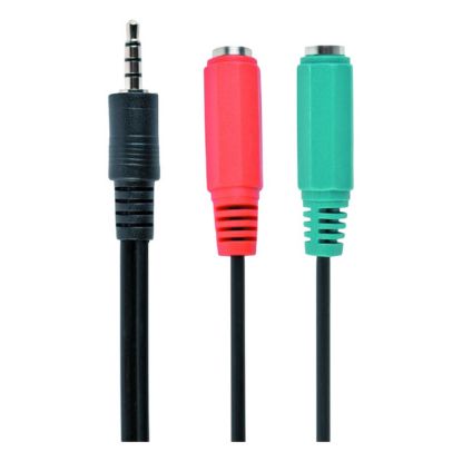 Imagem de Cabo Adaptador Audio 3.5mm p/ Dual 3.5mm Gembird M/F