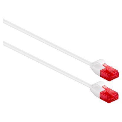 Imagem de Cabo de Rede RJ45 Ewent Cat.6 U/UTP Slim Branco - 1.5Mtr