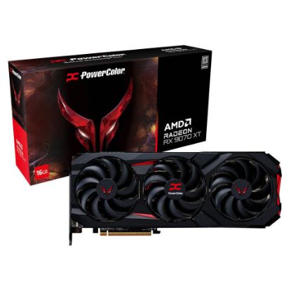 Imagem de Placa Gráfica Powercolor Radeon RX 9070 XT Red Devil OC 16GB