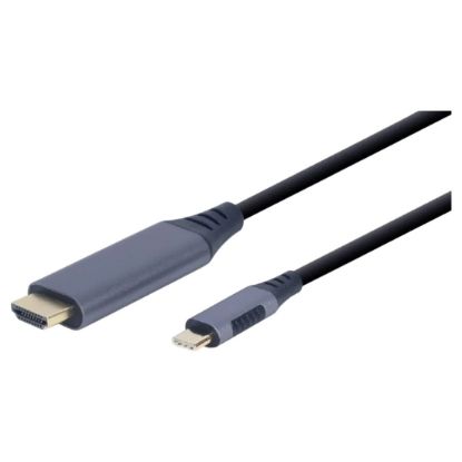 Imagem de Cabo Type-C p/ HDMI M/M Gembird Cinza - 1.8Mtr