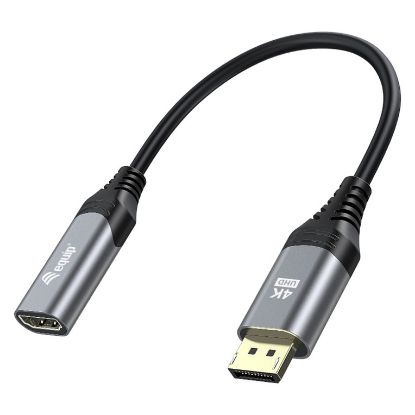 Imagem de Cabo Adaptador DisplayPort p/ HDMI M/F 4K 60Hz Equip