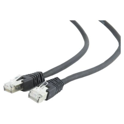 Imagem de Cabo de Rede RJ45 Gembird Cat.6A S/FTP Preto - 5Mtr