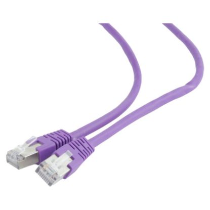 Imagem de Cabo de Rede RJ45 Gembird Cat.6 Roxo - 50cm