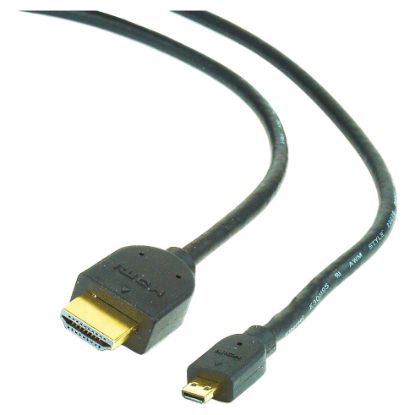 Imagem de Cabo MicroHDMI p/ HDMI Gembird - 1.8Mtr