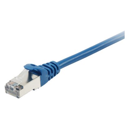 Imagem de Cabo de Rede RJ45 Equip Cat.6A S/FTP Azul - 5Mtr