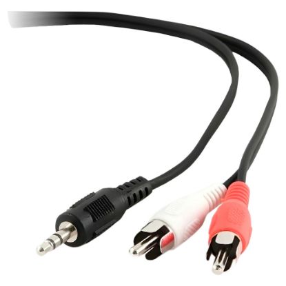 Imagem de Cabo Audio 3.5mm Dual RCA Gembird - 5Mtr
