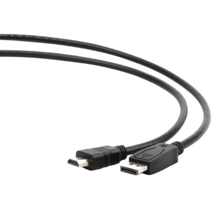 Imagem de Cabo DisplayPort p/ HDMI M/M Gembird Preto - 1.8Mtr