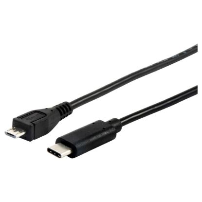 Imagem de Cabo MicroUSB p/ Type-C Equip - 1Mtr