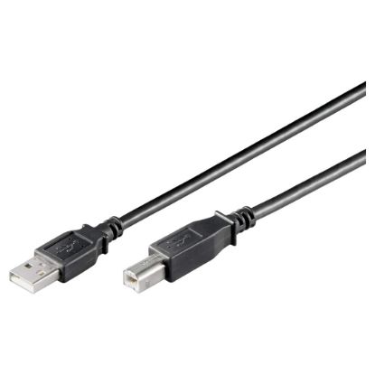 Imagem de Cabo USB2.0 TipoA-B Ewent Preto - 5Mtr