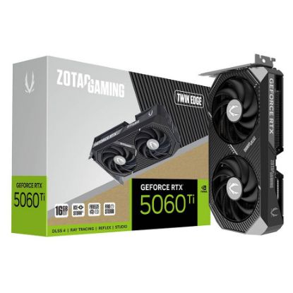 Imagem de Placa Gráfica ZOTAC GeForce RTX 5060 Ti TWIN EDGE 16GB DLSS4