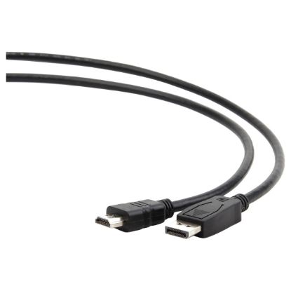Imagem de Cabo DisplayPort p/ HDMI M/M Gembird Preto - 3Mtr