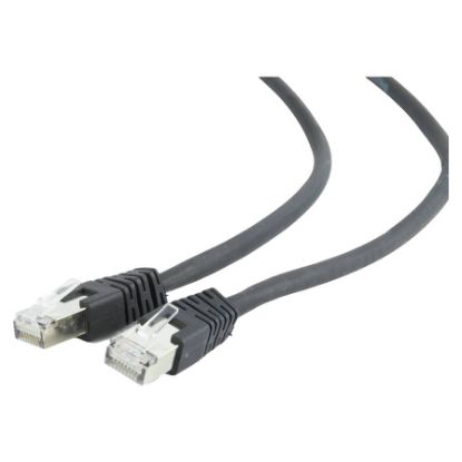 Imagem de Cabo de Rede RJ45 Gembird Cat.6 UTP Preto - 25cm