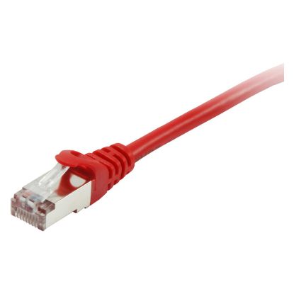 Imagem de Cabo de Rede RJ45 Equip Cat.6A S/FTP Vermelho - 1Mtr