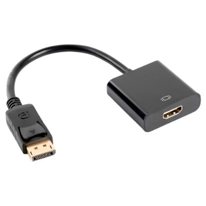 Imagem de Cabo Adaptador DisplayPort p/ HDMI M/F Lanberg - 10cm