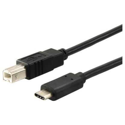 Imagem de Cabo USB2.0 TipoA-B p/ Type-C Equip - 1Mtr