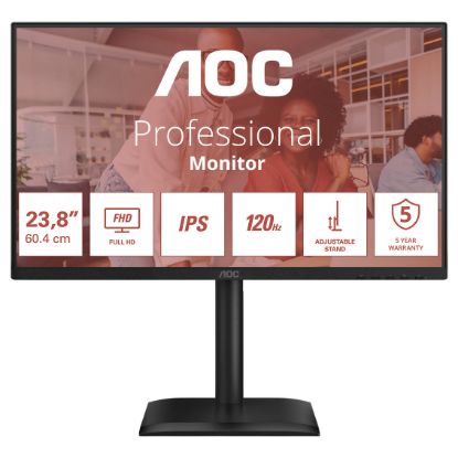 Imagem de Monitor AOC 23.8" 24E4U IPS  FHD 16:9 120Hz Adaptive-Sync (4ms)