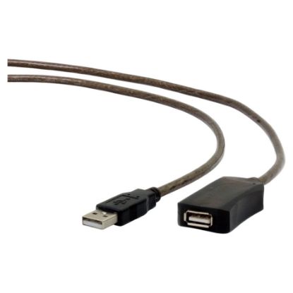 Imagem de Cabo USB2.0 Extensão Gembird Preto - 10Mtr