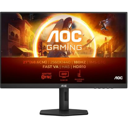 Imagem de Monitor AOC Gaming 27" Q27G4XN VA QHD 16:9 180Hz Adaptive Sync HDR10 (1ms)