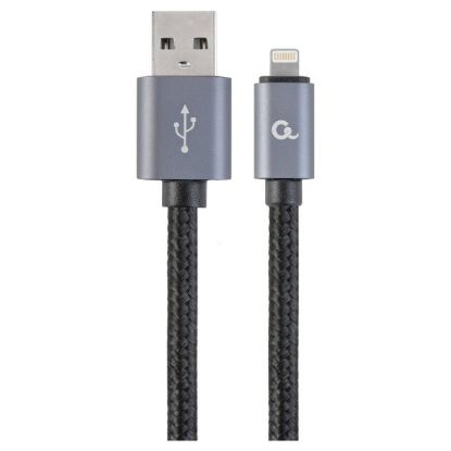 Imagem de Cabo USB2.0 p/ Lightning Gembird Charging Preto - 1.8Mtr