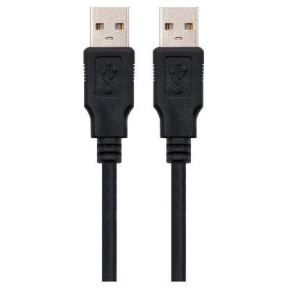 Imagem de Cabo USB2.0 TipoA-A Ewent Preto - 2Mtr