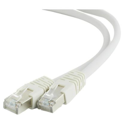 Imagem de Cabo de Rede RJ45 Gembird Cat.6A S/FTP Branco - 10Mtr
