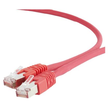 Imagem de Cabo de Rede RJ45 Gembird Cat.6A S/FTP Vermelho - 2Mtr