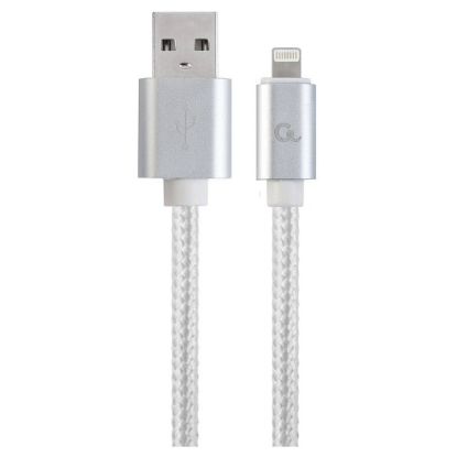 Imagem de Cabo USB2.0 p/ Lightning Gembird Charging Prateado - 1.8Mtr