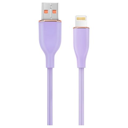 Imagem de Cabo USB2.0 p/ Lightning Gembird Charging Lilás - 1.5Mtr