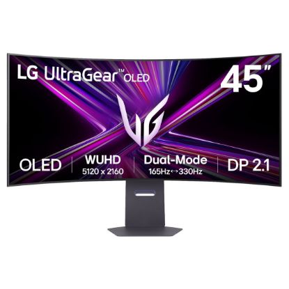 Imagem de Monitor LG 44.5" UltraGear 45GX950A-B OLED WQHD 21:9 Curvo 240Hz G-Sync HDR400 (0.03ms)