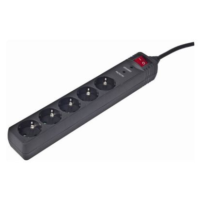 Imagem de Bloco de 5 tomadas Gembird Socket 3Mtr
