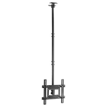 Imagem de Suporte Teto Extensível p/ Ecrã 32"/70" Equip Inclinável/Giratório Preto