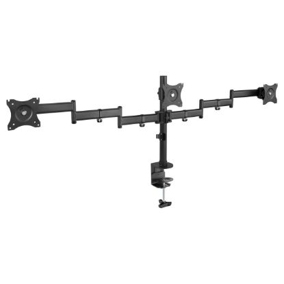 Imagem de Suporte Mesa Articulado p/ 3 Ecrãs 13"/27" TooQ Preto