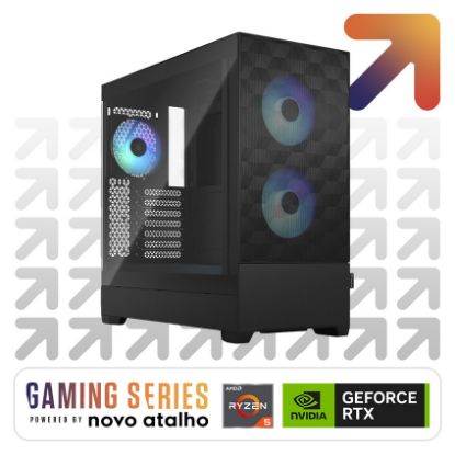 Imagem de Computador Novo Atalho Core Edition R5 32GB 1TB RTX 5060 Ti Preto