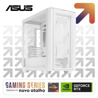 Imagem de Computador Powered by ASUS PulseStation R5 16GB SSD 512GB RTX 3050 Branco