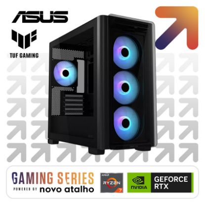 Imagem de Computador Powered by ASUS TUF Gaming R7 32GB SSD 1TB RTX 5070 Preto