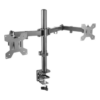 Imagem de Suporte Mesa Articulado p/ 2 Ecrãs 13"/27" Mars Gaming Preto