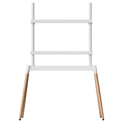 Imagem de Suporte Chão p/ Ecrã 55"/86" Gembird TVS-86F-01-W Branco