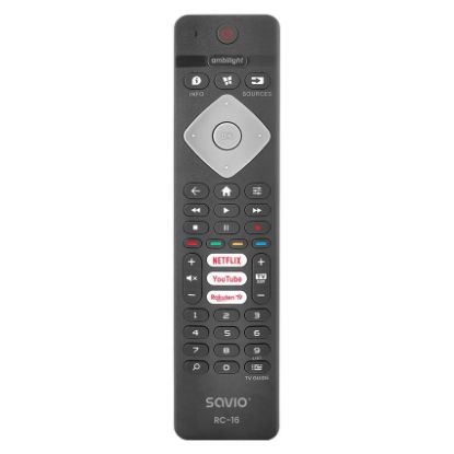 Imagem de Comando Universal Savio RC-16 p/ SmartTV Philips