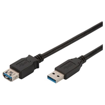Imagem de Cabo USB3.0 Extensão Ewent Preto - 1.8Mtr