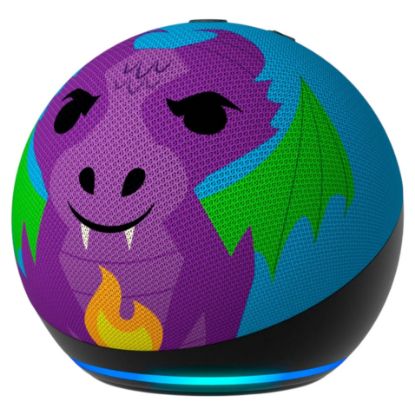 Imagem de Coluna Inteligente Amazon Alexa Echo Dot Kids (Gen5) Roxo