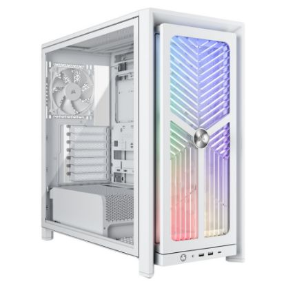 Imagem de Caixa Corsair Frame 4000X RS RGB Branca (E-ATX) (Vidro Temperado)