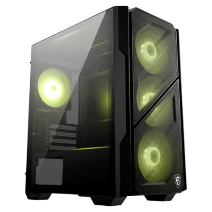 Imagem de Caixa MSI MAG Force M110R Airflow ARGB Preta (Micro-ATX) (Vidro Temperado)