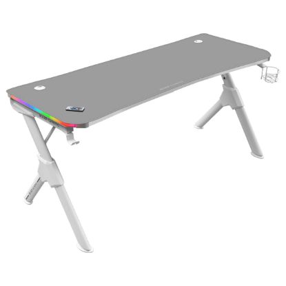 Imagem de Secretária Gaming Mars Gaming MGD 140 RGB Branca