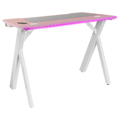 Imagem de Secretária Gaming Mars Gaming MGD100 RGB Rosa