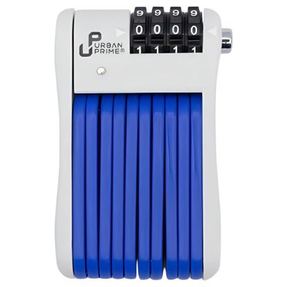 Imagem de Cadeado com Código Urban Prime Dobrável Azul/Branco