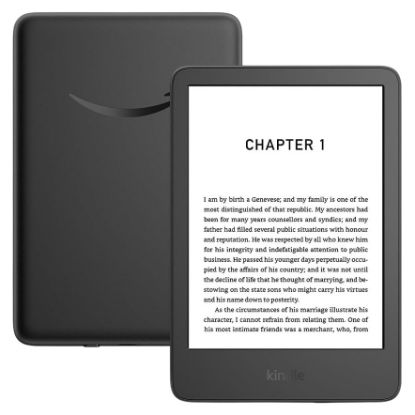 Imagem de eReader Amazon Kindle 6" 16GB Wi-Fi (2024) (No Ads) Preto