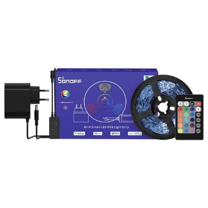 Imagem de Fita de Iluminação Sonoff Inteligente L2 Lite LED RGB - 5Mtr + Controlador