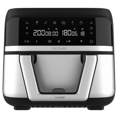 Imagem de Fritadeira Ar Quente Cecotec Cecofry Dual 9000 9L - 2850W Preta