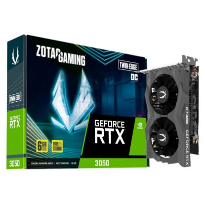 Imagem de Placa Gráfica ZOTAC GeForce RTX 3050 TWIN EDGE OC 6GB
