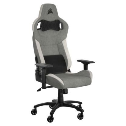 Imagem de Cadeira Gaming Corsair T3 Rush Fabric Cinza/Branca